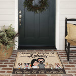 Dog Custom Doormat Drunkest Bunch Of Assholes This Side Of The Nuthouse Personalized Gift