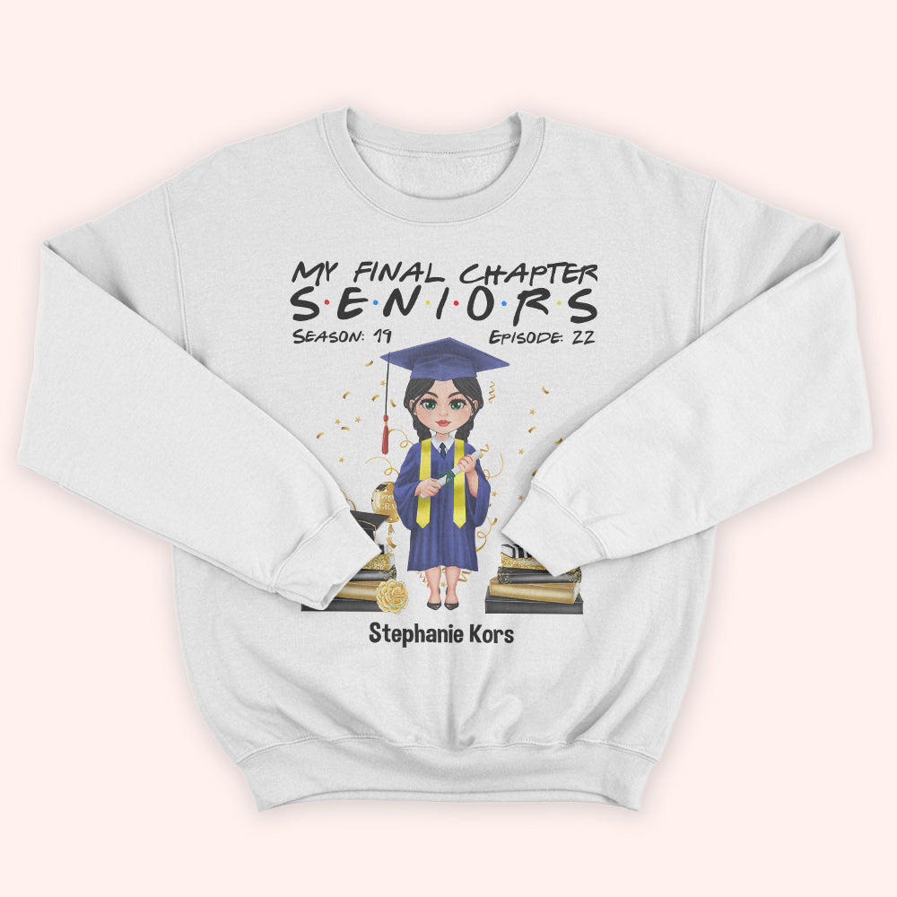 Graduation Custom Shirt My Final Chapter Personalized Graduate Gift