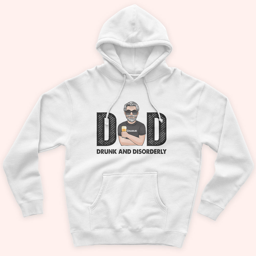 Dad Custom Shirt Drunk And Disorderly Personalized Gift For Father