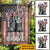 4th Of July Veteran Custom Garden Flag Home Of The Brave Personalized Gift - PERSONAL84
