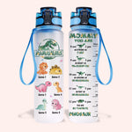 Dinosaur Mom Custom Tracker Bottle Mamasaurus You Are My Favorite Dinosaur Personalized Gift