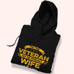 Female Veteran Custom Shirt I'm The Veteran Not The Veterans's Wife Personalize Gift