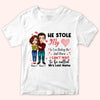 Couple Custom Shirt Can&#39;t Wait To Be Called Mrs. Personalized Gift