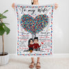 Couple Custom Blanket Never Forget I Love You Wrap Yourself In This Consider A Big Hug Personalized Anniversary Gift For Him Her
