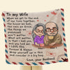 Couple Custom Blanket When We Get To The End Of Our Lives Together Personalized Gift For Him Her