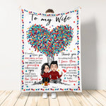 Couple Custom Blanket Never Forget I Love You Wrap Yourself In This Consider A Big Hug Personalized Anniversary Gift For Him Her