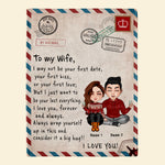 Couple Custom Blanket I Love You Forever And Always Wrap Yourself Up In This Personalized Anniversary Gift