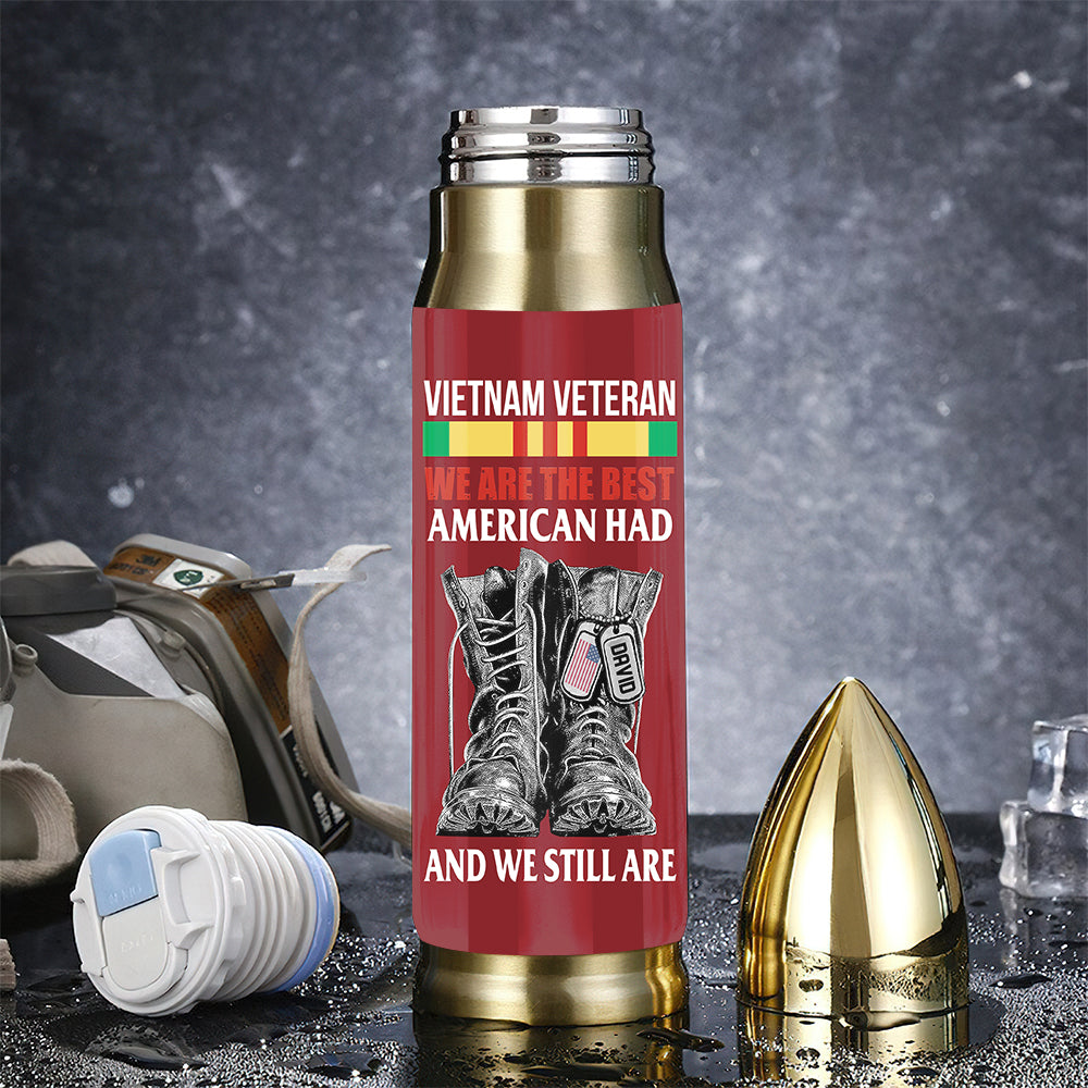 Vietnam Veteran Custom Bullet Tumbler University Of Vietnam Personalized Gift