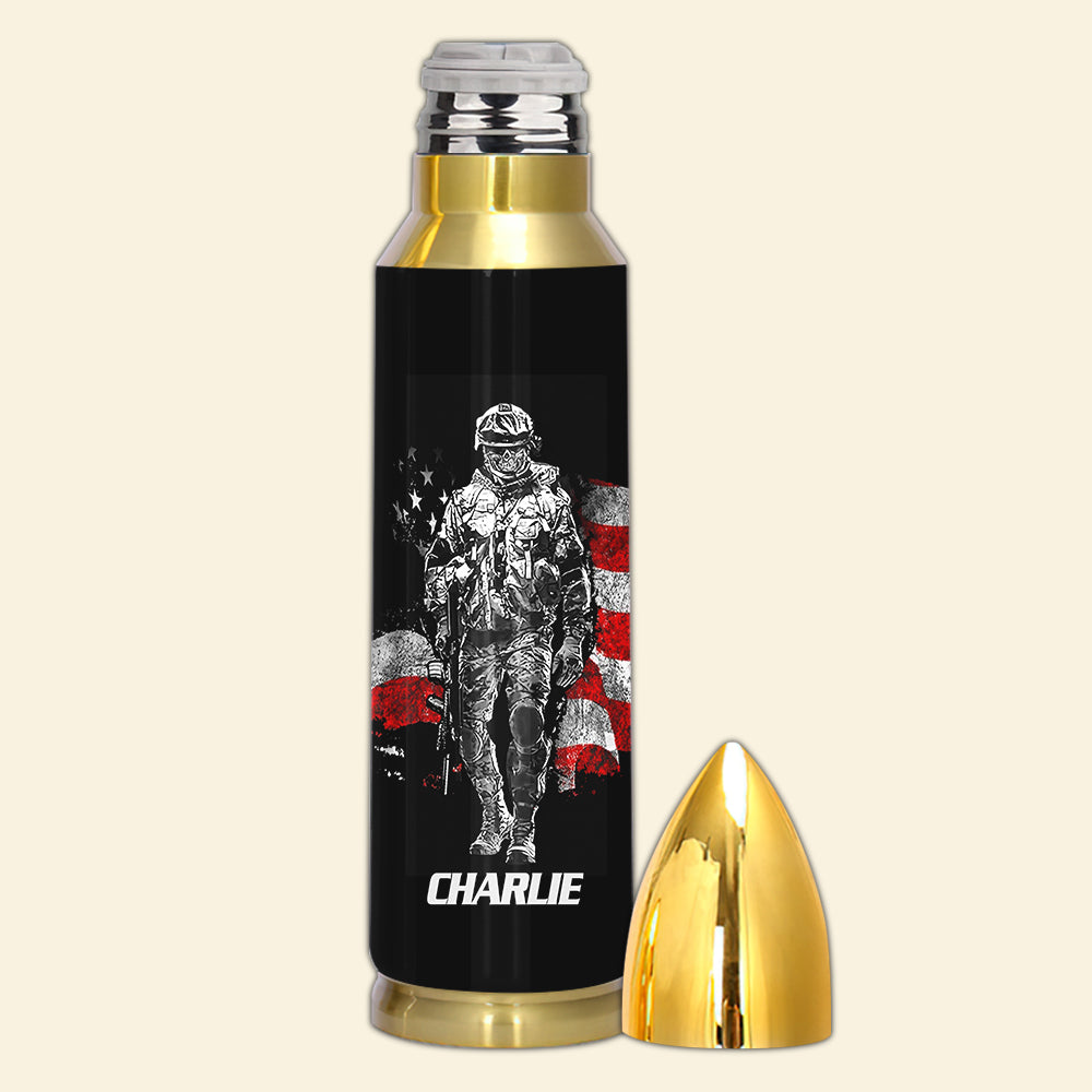 Military bullet tumbler, bullet tumbler 32 oz, bullet tumbler, war hero,  bullet flask, military tumbler, bullet cup