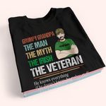 Veteran Custom Shirt The Man The Myth The Irish The Veteran Personalized Gift