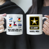 Veteran Custom Mug Proudly Served In Military Base Personalized Gift