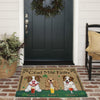 Dog Custom Doormat Cead Mile Failte A Hundred Thousand Welcomes Irish Personalized Gift