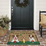 Dog Custom Doormat Cead Mile Failte A Hundred Thousand Welcomes Irish Personalized Gift