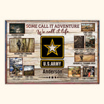 Veteran Custom Poster Some Call It Adventure We Call It Life Personalized Gift