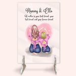 Mom Custom Acrylic Plaque A Mother Is Your First Friend Forever Friend Personalized Gift