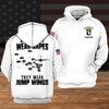 AirBonre Veteran Custom All Over Printed Shirt Heroes Don&#39;t Wear Capes They Wear Jump Wings Personalized Gift