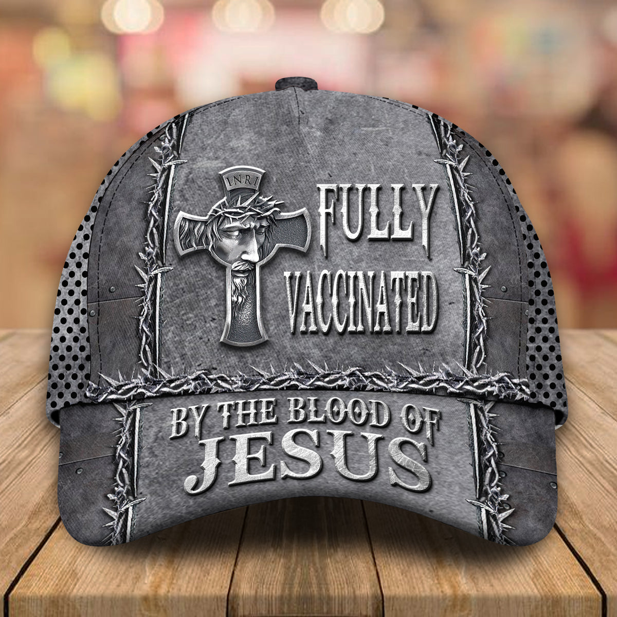 Christian Cap Fully Vaccinated By The Blood Of Jesus