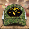 Veteran Custom Cap Division And Time Personalized Gift