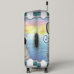 Cruising Custom Luggage Cover Oh Ship It's A Family Trip Personalized Gift