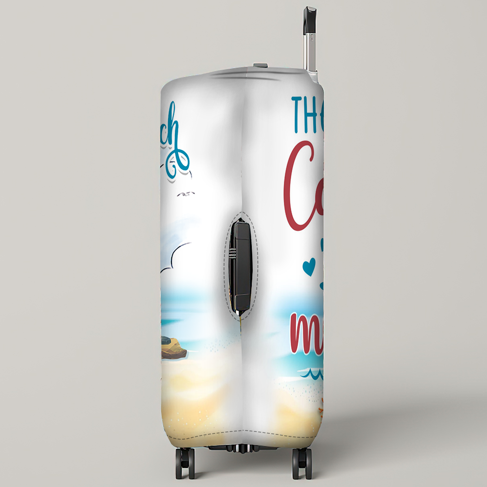 Mermaid Custom Luggage Cover The Ocean Is Calling And I Must Go Personalized Gift