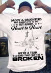 Dad Custom Shirt Daddy &amp; Children A Team Bond Can&#39;t Be Broken Personalized Gift
