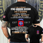 Veteran Custom Shirt Grumpy Division Veteran I Served I Sacrificed Personalized Gift