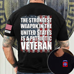 Veteran Custom All Over Printed Shirt The Strongest Weapon In The United States Personalized Gift