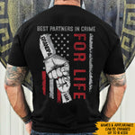 Grandma Custom Shirt Best Partner In Crime For Life Personalized Gift