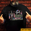 Veteran Custom Shirt God Bless America Personalized Gift