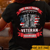 Veteran Custom Shirt The Only Thing I Love More Than Being A Veteran Is Being A Grandma Personalized Gift
