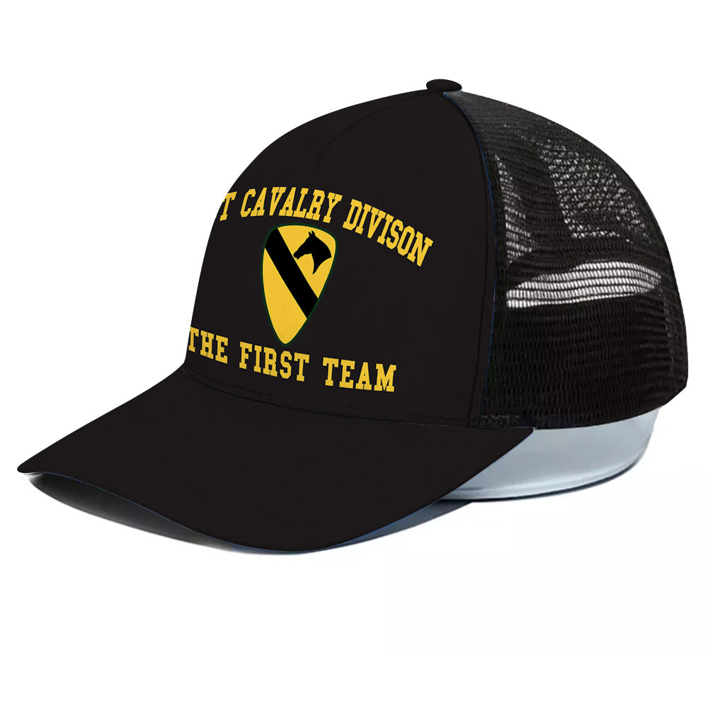 Veteran Custom Trucker Hat Division and Rank Personalized Gift