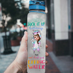 Unicorn Custom Tracker Bottle Suck It Up Buttercup Drink Your Effin Water Personalized Gift