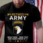 Veteran Custom Retired Shirt Personalized Gift