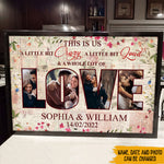 Couple Custom Poster This Is Us Crazy Loud Whole Lot Of Love Personalized Anniversary Gift