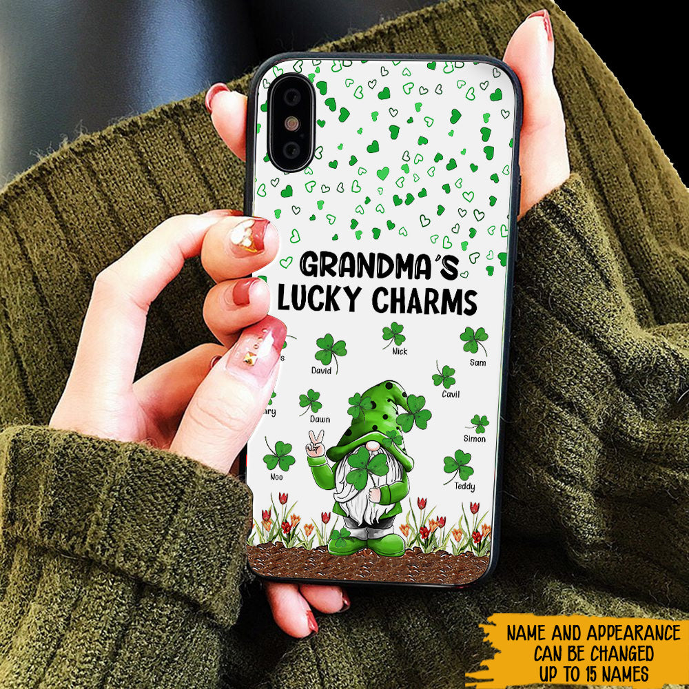 Grandma Custom Phonecase Grandma's Lucky Charms Personalized Gift