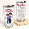 Couple Custom Tumbler You&#39;re My Missing Piece Personalized Gift For Him Her