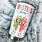 Bestie Custom Tumbler Besties Forever We'll Be Friends Until We're Old Then We'll Be New Best Friends Personalized Gift