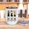 Couple Custom Wine Tumbler Are We Drunk Bitch We Might Be Bar Personalized Best Friend Gift