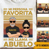 Abuelo Custom Spanish T Shirt My Favorite People Call Me Grandpa Personalized Gift - PERSONAL84