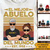Abuelo Custom Spanish T Shirt World&#39;s Best Grandpa Personalized Gift - PERSONAL84
