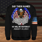 Afghanistan Soldier Custom Shirt Say Their Names Personalized Gift - PERSONAL84