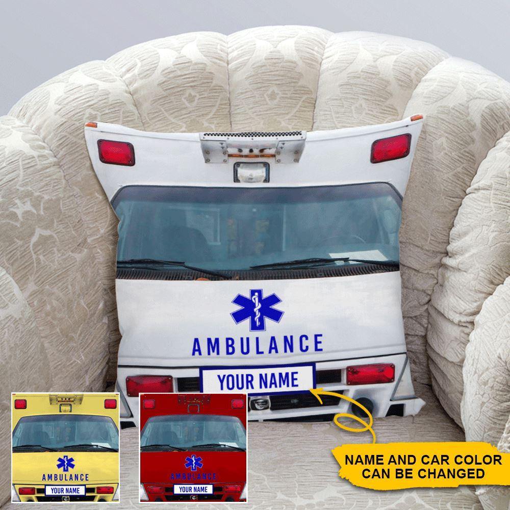 Ambulance Custom Pillow Ambulance Car Personalized Gift - PERSONAL84