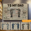 Army Custom Poster To My Dad You Will Always Be My Dad My Hero Father&#39;s Day Personalized Gift - PERSONAL84