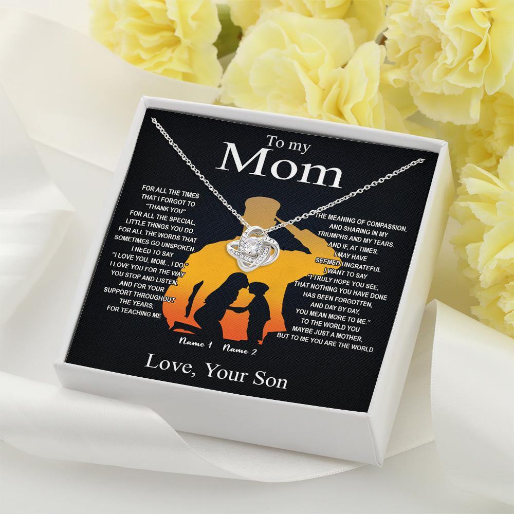 Army Mom Custom Necklace For All The Time Personalized Gift - PERSONAL84