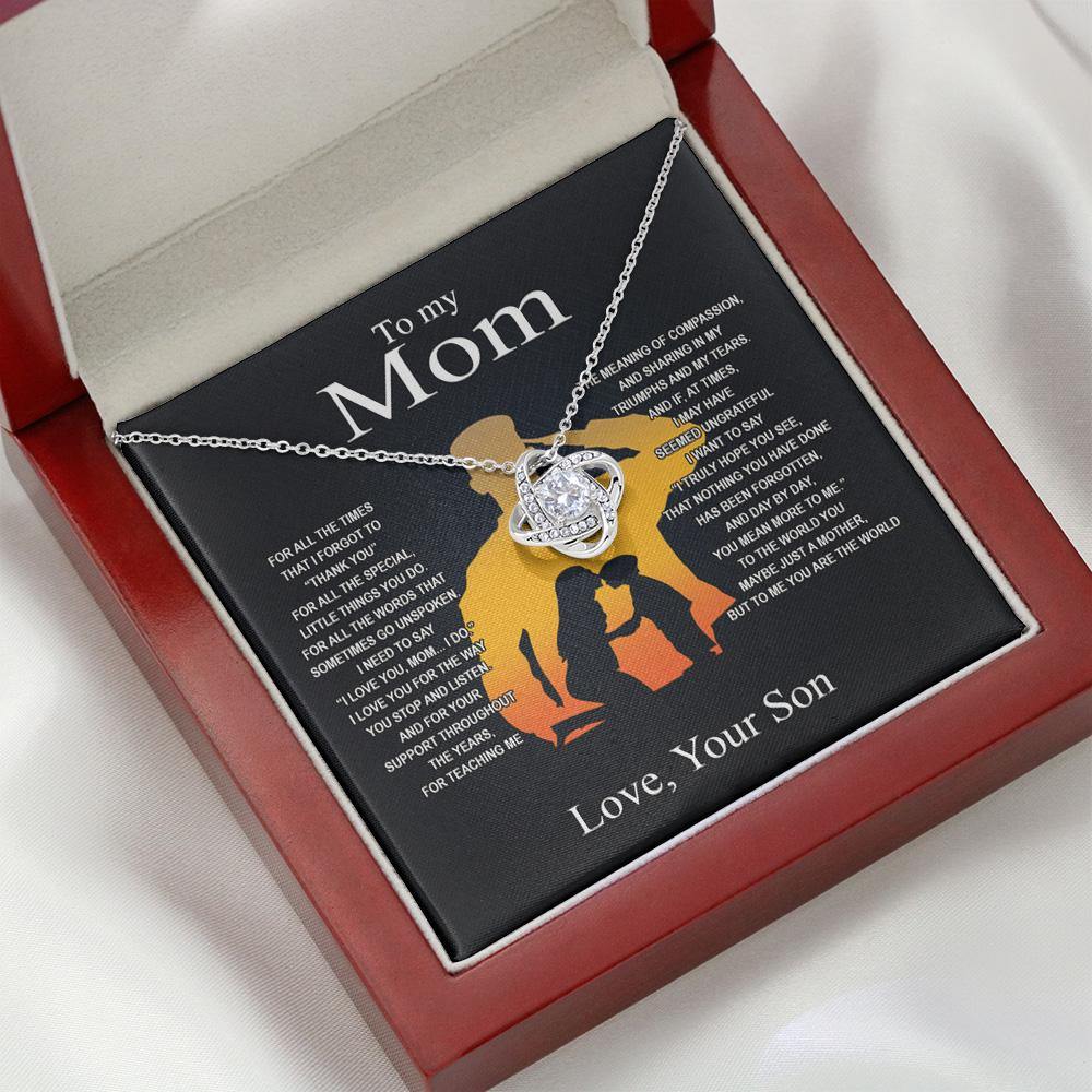 Army Mom Custom Necklace For All The Time Personalized Gift - PERSONAL84