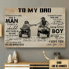 ATV Dad Custom Poster You Always Be My Dad My Hero Personalized Gift - PERSONAL84