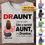 Auntie Mother's Day Custom T Shirt Draunt Personalized Gift - PERSONAL84