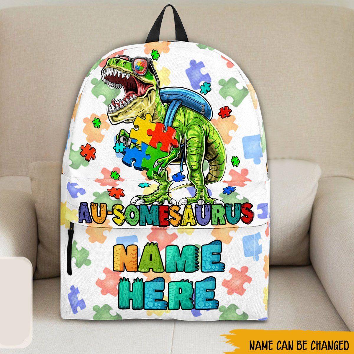 Autism Back To School All Over Printed Back Pack I'm Ready to Crush KinderGarten Personalized Gift - PERSONAL84