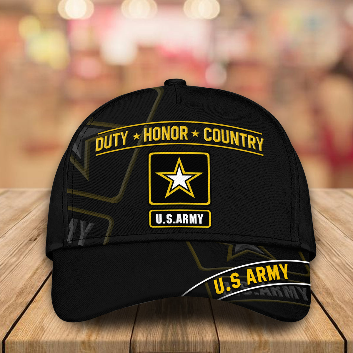 Veteran Custom Cap Duty Honor Country Personalized Gift