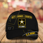 Veteran Custom Cap Duty Honor Country Personalized Gift